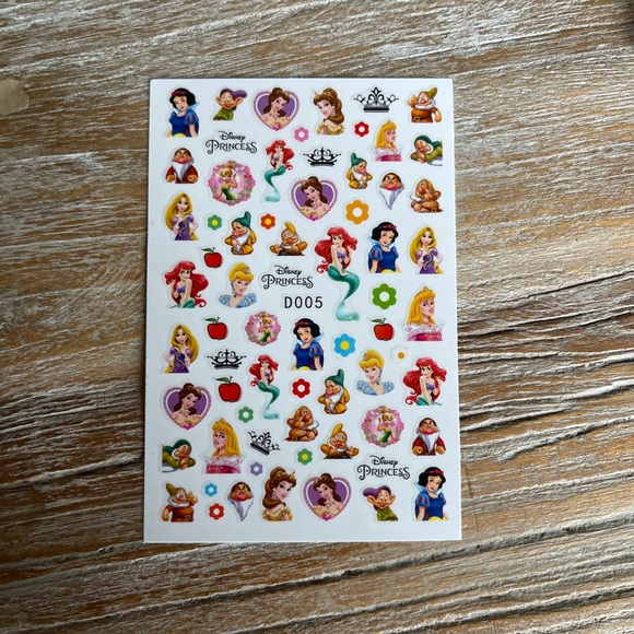 Makeup Disney Princess Nail Decals Little Mermaid Poshmark